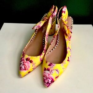Betsy Johnson Floral Heels
